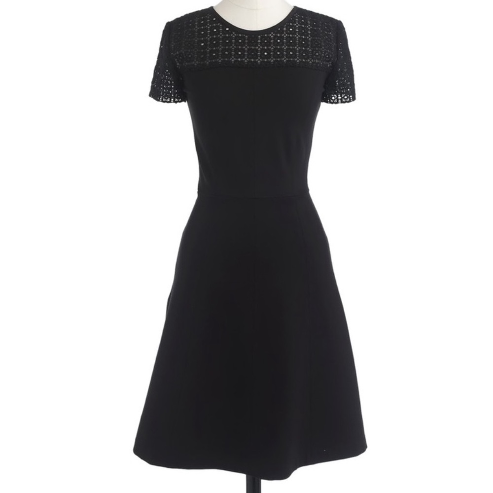 J. Crew Stretch Eyelet Dress - Picture 3 of 8